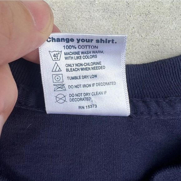 NEW VTG 2001 Brooks & Dunn Neon Circus Wild West Show Tour Tshirt Sz M Navy Blue - Picture 7 of 7